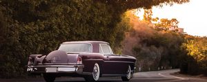 Превью обои lincoln, continental, mark ii, 1956, вид сзади