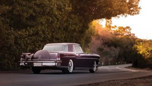 Превью обои lincoln, continental, mark ii, 1956, вид сзади