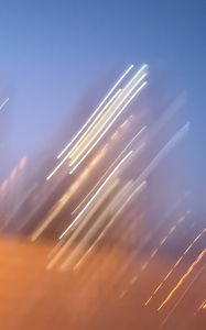 Превью обои линии, длинная выдержка, размытость, свечение
