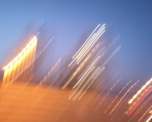 Превью обои линии, длинная выдержка, размытость, свечение