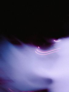 Превью обои линии, неон, фиолетовый, темный, абстракция