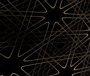 Превью обои линии, пересечение, фигуры, абстракция, темный