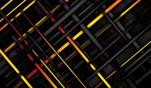 Превью обои линии, пересечение, наискось, разноцветный, текстура