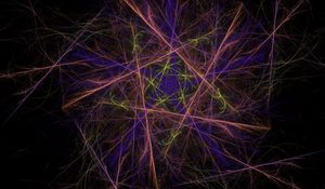 Превью обои линии, пересечение, свечение, фон