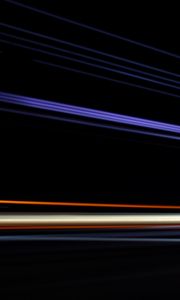 Превью обои линии, полосы, неон, свечение, горизонтальный