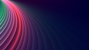 Превью обои линии, разноцветный, свечение, плавный, градиент