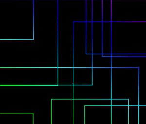 Превью обои линии, соединения, разноцветный, свечение