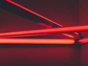 Превью обои линии, свет, освещение, красный