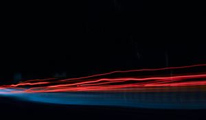 Превью обои линии, свет, темный фон