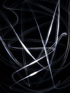Превью обои линии, траектория, абстракция, черно-белый