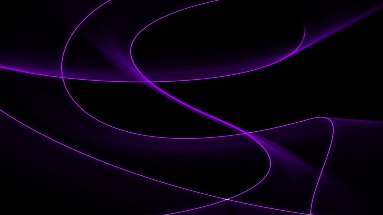 Обои линии, волны, абстракция, темный, фиолетовый