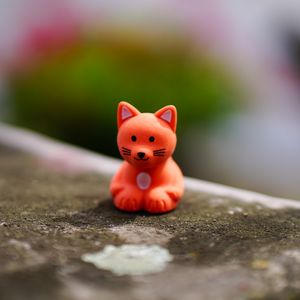 Превью обои лисенок, игрушка, размытость, крупным планом