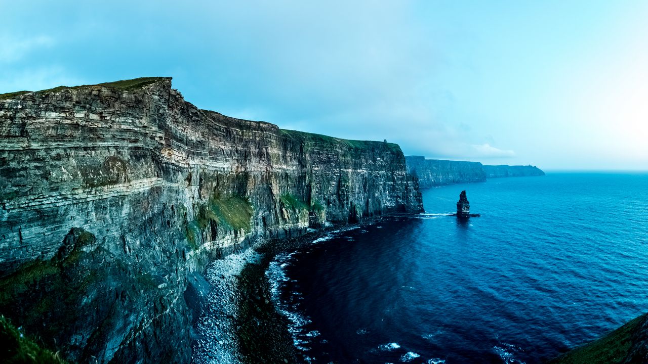 Обои лисканнор, ирландия, скалы, море, берег