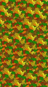 Превью обои листья, осень, узоры, текстура