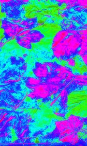 Превью обои листья, пятна, разноцветный, яркий, абстракция