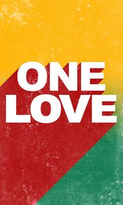 Превью обои любовь, надпись, постер, арт, one love