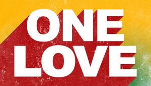 Превью обои любовь, надпись, постер, арт, one love