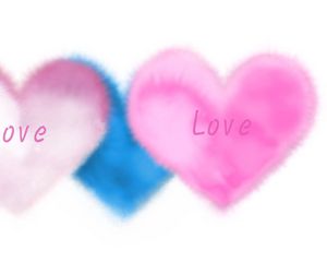Превью обои любовь, сердце, легкий, розовый, голубой