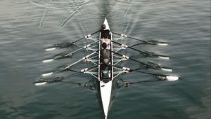 Превью обои лодка, гребля, спорт