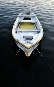 Превью обои лодка, море, вода