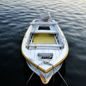 Превью обои лодка, море, вода