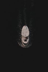 Превью обои лодка, вода, вид сверху