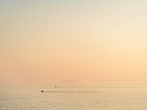 Превью обои лодки, море, минимализм