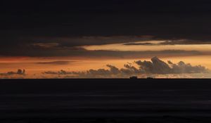 Превью обои лодки, море, закат