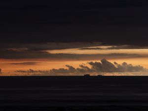 Превью обои лодки, море, закат