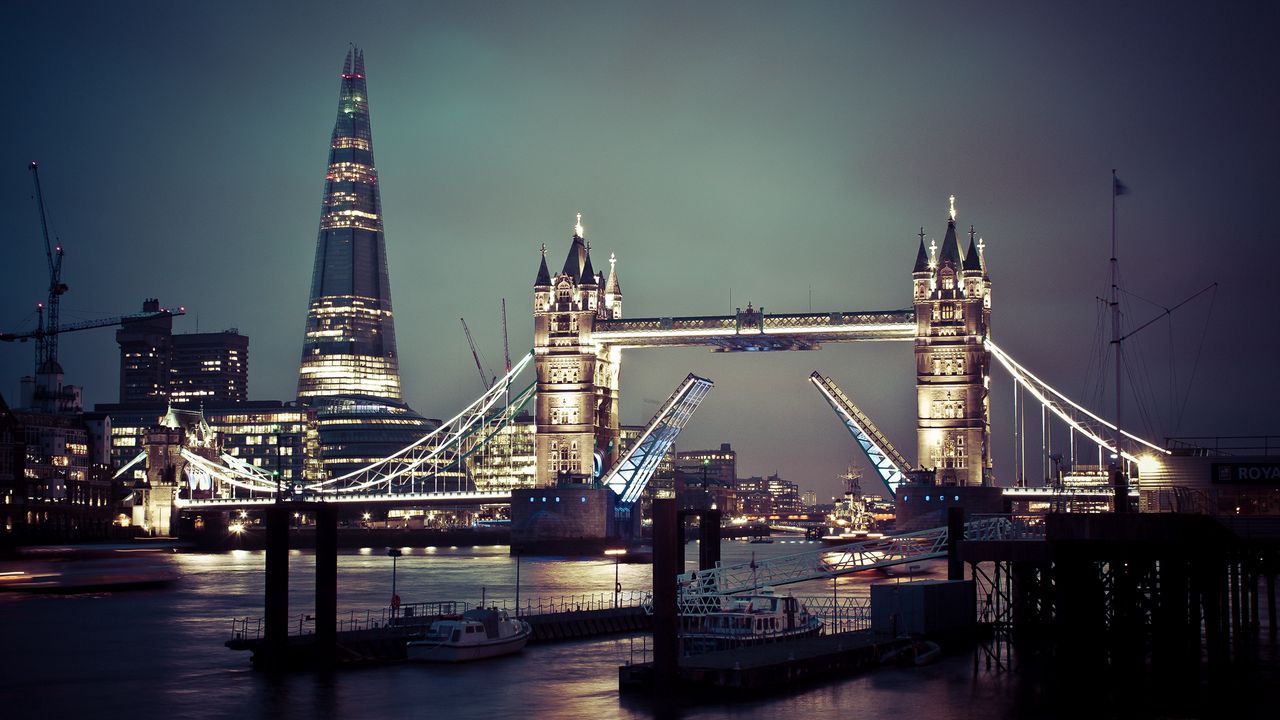 Обои лондон, англия, великобритания, тауэрский мост, темза