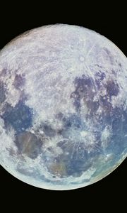Превью обои луна, космос, спутник, кратеры, планета