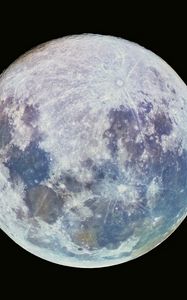 Превью обои луна, космос, спутник, кратеры, планета