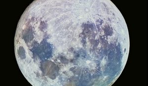 Превью обои луна, космос, спутник, кратеры, планета