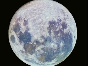 Превью обои луна, космос, спутник, кратеры, планета