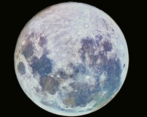 Превью обои луна, космос, спутник, кратеры, планета