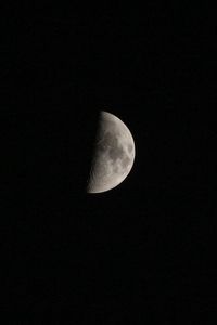 Превью обои луна, космос, тень, темный