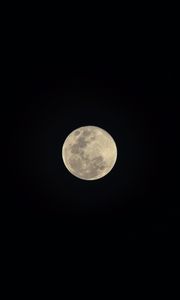 Превью обои луна, кратеры, черный, минимализм, ночь