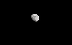 Превью обои луна, кратеры, полнолуние, ночь