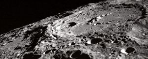 Превью обои луна, кратеры, рельеф, космос