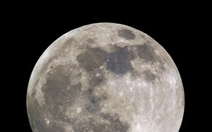 Превью обои луна, кратеры, спутник, звезда, планета, космос