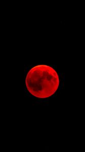 Превью обои луна, полнолуние, затмение, красная луна