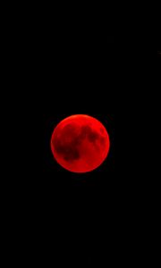 Превью обои луна, полнолуние, затмение, красная луна