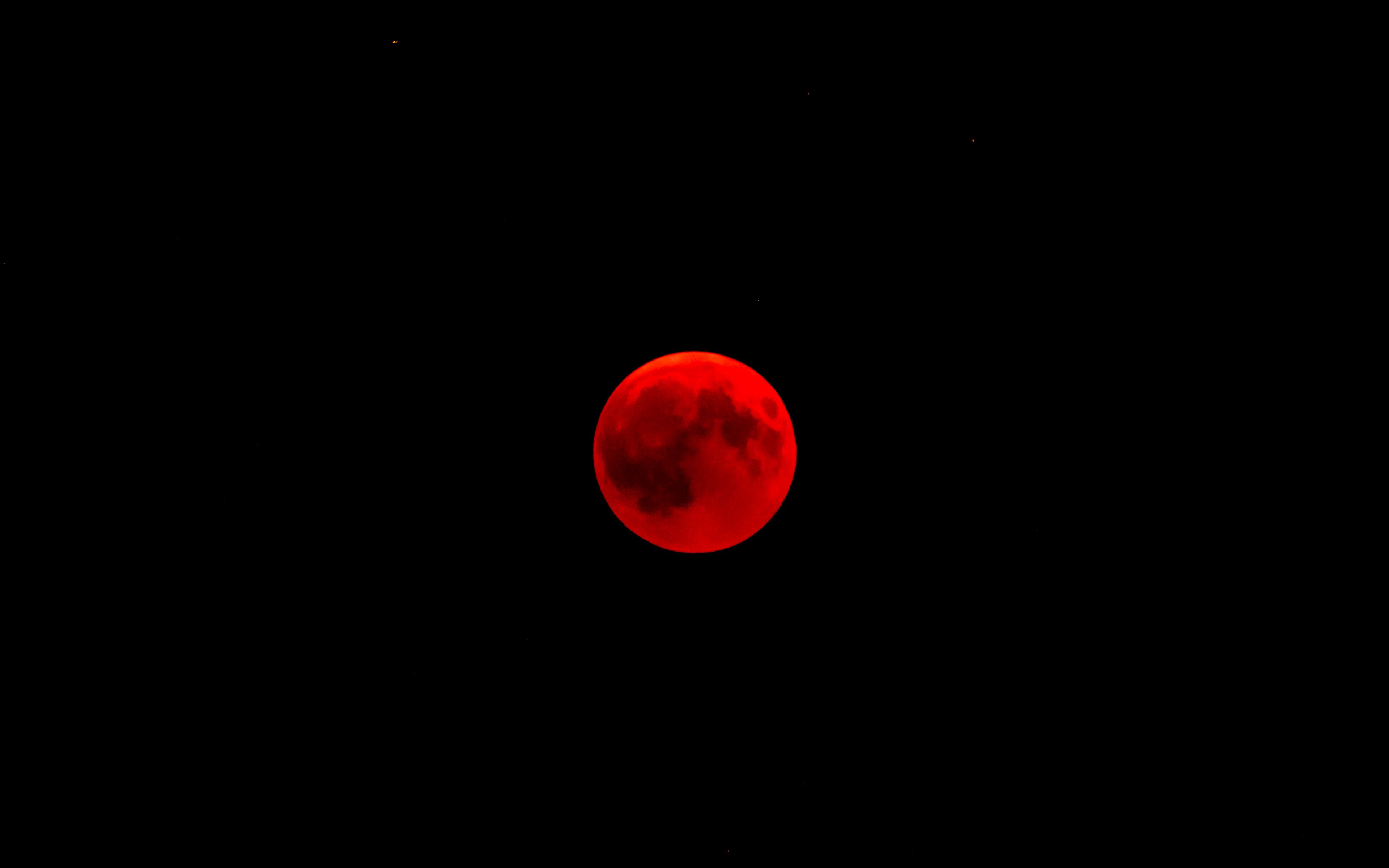 Красная Луна Обои