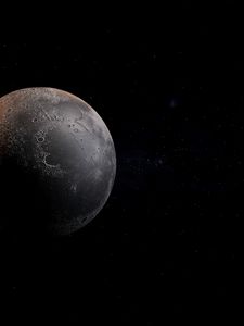 Превью обои луна, шар, космос, звезды