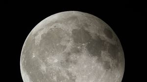Превью обои луна, спутник, планета, космос, темный