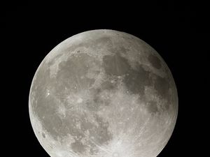 Превью обои луна, спутник, планета, космос, темный