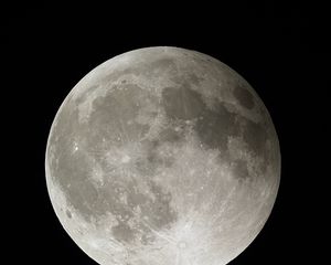 Превью обои луна, спутник, планета, космос, темный