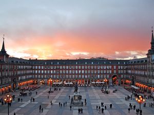 Превью обои мадрид, испания, выставочный центр, plaza mayor, ifema feria de madrid