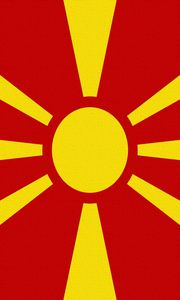 Превью обои македония, солнце, флаг, лучи