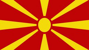 Превью обои македония, солнце, флаг, лучи